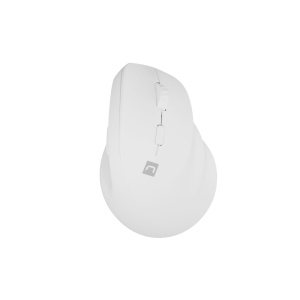 Mouse Wireless NATEC Crake 2, 2400 dpi, Alb