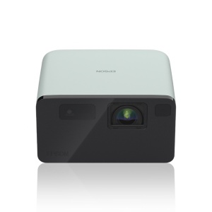 Proiector Epson EF-21W Proiector compact cuproiecte de pana la 150", Tehnologie 3LCD, LCD 0.62", 1000 lumeni (500 mod economic), Full HD, Aspect: 16:9, Contrast: 5.000.000 : 1, Sursa lumina: Laser, Durata de viata sursa lumina: 20.000 ore, Refresh rate: