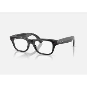 Ray-Ban Meta Blayzer Optics Gen 2 AI Glasses Shiny Transparent Black/Demo