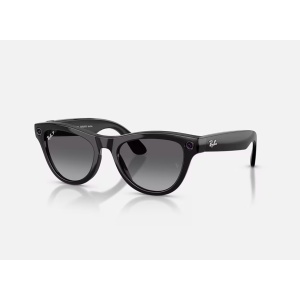 RayBan Meta SKYLER High Bridge Fit - Shinny Black - Graphite Gen2
