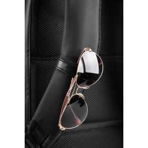 Rucsac notebook Serioux, SMART TRAVEL ST9590, dimensiuni 31 x 16 x 46 cm, rezistent la apa, compartimente multiple, compartiment separat pentru notebook: max. 15.6", bretele ajustabile, port de încărcare USB, buzunar ascuns la spate, material poliester - Img 6