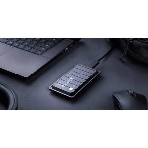 SSD Extern WD BLACK P50 GAME DRIVE, 1TB, negru, USB 3.2 - Img 2