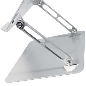 Stand Notebook Spacer 15.6″, pliabil si ajustabil,inalta laptop pana la 15cm, gri - Img 3