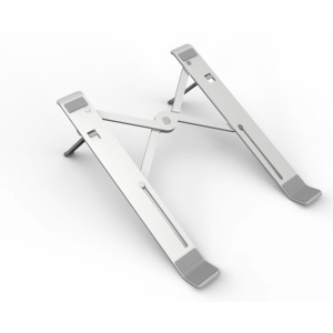 Suport laptop Serioux, SRXNCPU2, material aluminiu, dimensiune deschisă: 190x250x4mm,dimensiune pliată: 60 x 250 x 4mm, grosime: 4mm, greutate: 180g, dimensiune compatibilă: până la 15.6 ", culoare argintiu, 4 unghiuri ajustabile - Img 2