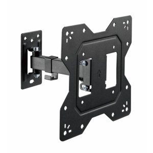 Suport TV de perete Serioux, TV68-221, compatibilitate dimensiune ecran: 23"-43", compatibilitate VESA:100x100, 100x200, 200x100, 200x200, greutate maximă suportata: 30kg, distanta fata de perete: 56~204mm, inclinare: ＋5°～-8°, pivotare: +90°~-90°