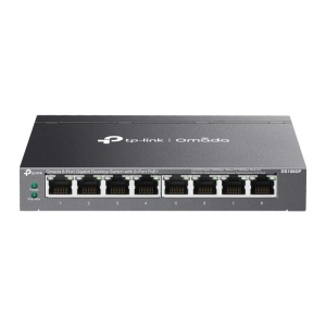 Switch TP Link Omada 8-Port Gigabit Unmanaged Desktop cu 8× 10/100/1000 Mbps RJ45 Ports, alimentare externa External Power Adapter(Output: 53.5VDC / 1.31A), capacitate 16 Gbps