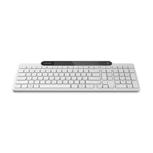 Tastatura Lenovo 800 Self-Charging Bluetooth; reincarcabila cu ajutorul luminii ambientale, fara spatiu destinat bateriilor clasice; layout: US; conectivitate: BT 5.1, se poate conecta la 3 dispozitive; greutate: 635g; compatibil cu Windows 10, Windows - Img 5