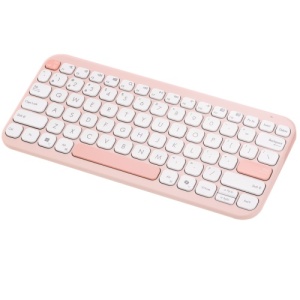 Tastatură wireless ASUS Marshmallow KW100, Bluetooth 5.0, multi-device (3 dispozitive), scissor keys cursă 1,6 mm, 2 niveluri kickstand, 2×AAA autonomie până la ~24 luni, dimensiuni 282×130×18,4 mm, greutate 374,8 g, compatibilă Windows, ChromeOS, macOS, - Img 3
