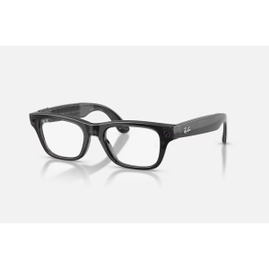 23 Ray-Ban Meta Blayzer Optics Gen 2 AI Glasses Shiny Transparent Black/Demo RW7001 8526 54