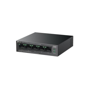 "5-Port 10/100 Mbps Desktop Switch with 4-Port PoE PORT: 4× 10/100 Mbps PoE Ports, 1× 10/100 Mbps Non-PoE Port SPEC: 802.3af, 41 W PoE Power, Desktop Steel Case FEATURE: Extend Mode for 250m PoE Transmitting, PoE Auto Recovery, Plug and Play" - Img 3