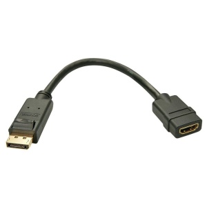 Adaptor Lindy LY-41005, DisplayPort 1.2 to HDMI 1.3, negru - Img 2