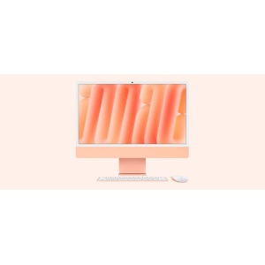 Apple iMAC 24" Retina 4.5k/ Apple M4 (CPU 8-core, GPU 8-core, Neural Engine16-core)/16GB/512GB - Orange - INT KB (2024)