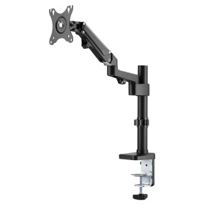 Brat monitor Neomounts DS70-750BL1; pentru display-uri cu diagonale 17"-27", sistem de prindere VESA 75x75~100x100, greutate maxima suportata 7kg, full motion, tilt +45°, swivel 90°, rotate 180°; gas spring; culoare negru. Garantie 5 ani - Img 2