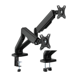 Braț pentru monitor cu contragreutate Material: Oțel, Plastic Tehnologie: Arc Suprafață finisaj : Vopsit electrostatic, Acoperire cu Pulbere Dimensiune compatibila ecran: 17"-32" Greutate maxima (pe ecran): 2~9 kg Compatibilitate VESA: 75x75, 100x100
