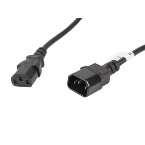Cablu IEC 320 C13 C14 5 m VDE negru