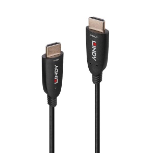 Cablu Lindy HDMI 8k60, fibra optica hybrid, lungime 20m, rezolutie maxima 7680x4320@60Hz 4:2:0 10bit, 3840x2160@120Hz 4:4:4 10bit, latime de banda 48Gbps, negru - Img 3