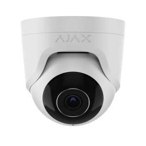 Cameră IP AJAX TurretCam 8MP / 2.8mm, alb
