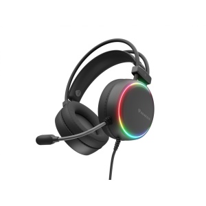 Casti gaming cu fir Genesis Neon 613 G2, sunet stereo, microfon, impendanta 32 Ohm, frecventa raspuns 20 - 20.000 Hz, lungime cablu 220 cm, iluminare RGB, frecventa raspuns microfon 10 Hz - 10 KHz, sensibilitate -42dB, conectivitate 1x Jack 3.5 mm TRRS, - Img 2