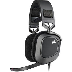 Casti Gaming cu microfon Corsair HS80 Surround 7.1, 20Hz - 40 kHz, 32ohm, 116db, driver 50mm, negru - Img 4