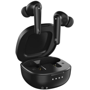 Casti Genius HS-M910BT True Wireless, intraauriculare, microfon, Bluetooth 5.0, USB C, negru - Img 2