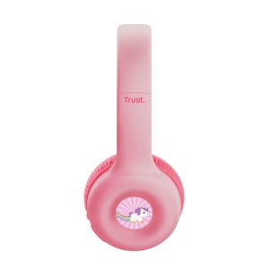 Casti Trust Nouna WS kids, frecventa raspuns 20 Hz - 20.000 Hz, senzivitate 92 dB, roz - Img 4