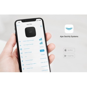 Centrală alarmă wireless AJAX HUB 2 Plus, negru - Img 10