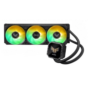Cooler Procesor ASUS TUF GAMING LC III 360 ARGB LCD, marime radiator 397mm, 3x120mm, viteza ventilatoare 650-2600 RPM +/- 10%, Suport AMD: AM5 AM4, suport INTEL: LGA 1851/1700/1200