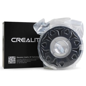 CREALITY CR PETG 3D Printer Filament, black, Printing temperature: 230-250°C, Filament diameter: 1.75mm, Tensile strength: 49MPa, Size of filament wheel: Diameter 200mm, height 66mm, hole diameter 53mm. Eco-friendly, odorless, non-toxic. Utilizare: pana