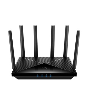 CUDY Router BE6500 2.5G Dual Band Wi-Fi 7, Chipset Broadcom, standard 802.11be/ax/ac/a/b/g/n, 5764Mbps la 5GHz + 688Mbps la 2.4GHz, 1 x 2.5Gbps WAN Port, 4 x porturi 10/100/1000Mbps, 6 x 5dBi antene fixe, WiFi router/AP/ Repeater/WISP Mode,
