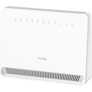 CUDY Router WiFi AC1200 4G LTE Cat 6 Gigabit, 4x porturi RJ45 10/100/1000M, Sloturi Dual Nano SIM, Chipset Qualcomm,build-in 4G LTE modem, 300Mbps la 2.4GHz + 867Mbps la 5GHz, Zerotier/Wireguard/OpenVPN/IPSec/L2TP/PPTP VPN, DNS Cloudflare/Google/Quad9,