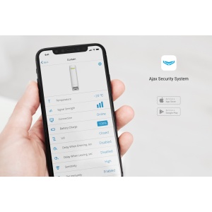 Detector PIR wireless tip cortina, AJAX MotionProtect Curtain, alb - Img 5