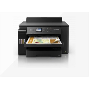 Imprimanta inkjet color CISS Epson L11160, dimensiune A3+, viteza max 32ppm alb-negru, 32ppm color, rezolutie printer 4800 x 1200 dpi, alimentare hartie 550 coli, imprimare fara margini, duplex, interfata: USB, Ethernet, WiFi, Wi-Fi Direct, consumabile: