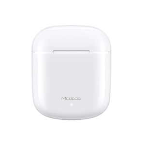 Mcdodo Casti Teana Series TWS True Wireless Bluetooth cu Carcasa Incarcare White