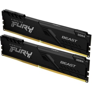 Memorie RAM Kingston DDR4 8GB 3200Mhz CL16 1.35V Dual Channel Kit Fury Beast Black XMP
