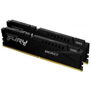 Memorie RAM Kingston DDR5 16GB 6000Mhz CL30 1.4V Dual Channel Kit Fury Beast Black XMP