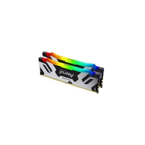 Memorie RAM Kingston DDR5 32GB 7200MHz CL38 1.45V Dual Channel Kit Fury Renegade Silver/White RGB XMP