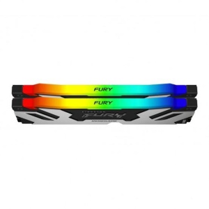 Memorie RAM Kingston DDR5 32GB 8000Mhz CL38 1.45V Dual Channel Kit Fury Renegade Silver/Black RGB XMP - Img 2
