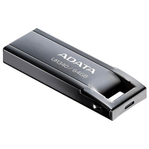 Memorie USB Flash Drive Adata UR340, 64GB, USB 3.2, black metalic - Img 2