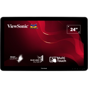 Monitor Consumer ViewSonic TD2430, 24", 1920 x 1080 pixeli, Touchscreen, Black, 3 ani Garantie
