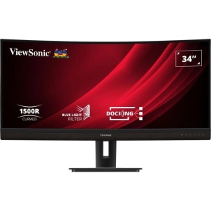 Monitor ViewSonic 34" VG3456C, Curvature: 1500R, Diagonal (inch): 34, Diagonal (cm): 86.36, Aspect ratio: 21:9, Panel: VA, Resolution: 3440x1440, Refresh Rate: 100Hz, Response time GtG: 5ms, Brightness (max): 400 cd/m², Contrast (static) : 3000:1,