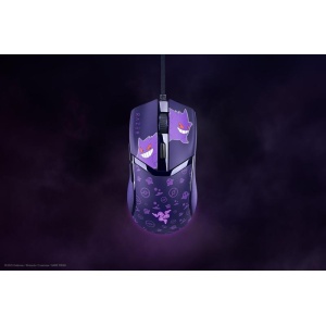 Mouse cu fir gaming Razer Cobra Razer Pokémon Gengar Edition, rezolutie 8500 DPI, 6 butoane programabile, iluminare RGB, negru