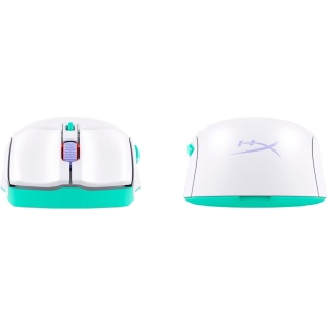 Mouse HyperX Pulsefire Haste Core 2 Wireless, rezolutie maxima 12000 DPI, conectivitate 2.4GHz Wireless / Bluetooth 5.2, polling rate pana la 1000 Hz, durata de viata baterie pana la 100 de ore in modul 2.4GHz highspeed, si pana la 200 de ore in modul - Img 4