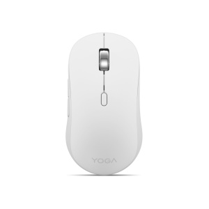 Mouse silentios Bluetooth Lenovo Yoga; pana la 4000DPI; tip: full size ambidextru; senzor: IR optic; numar de butoane: 6 (programabile); conectivitate: Bluetooth 5.3, se poate conecta la 3 dispozitive; greutate: 88g; compatibil cu Windows 10, Windows 11;