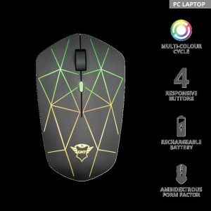 Mouse Trust GXT 117 Strike, Wireless Gam, negru - Img 2