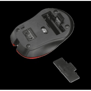 Mouse Trust Mydo Silent Click, Wireless, rosu - Img 3