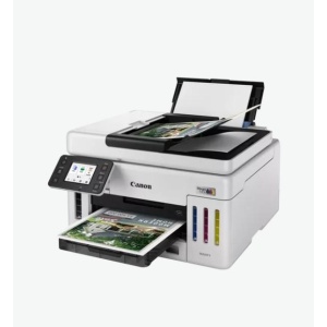 Multifunctional inkjet color CISS Canon Maxify GX6140, ( Print,Copy,Scan, Cloud), dimensiune A4 , duplex printare, ADF, viteza 24 ppm alb-negru, 15.5 ppm color, rezolutie 600X1200 dpi, alimentare hartie 250+100 coli, Scanner CIS, rezolutie - Img 4