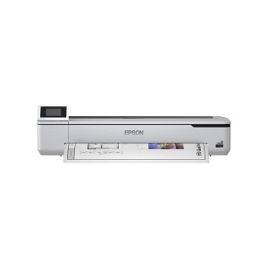 Plotter Epson Surecolor T5100N 36", format A0, 4 culori, rezolutie max 2400 x 1200 DPI, memorie 1GB RAM, limbaje de printare: ESC/P-R, HP-GL2, RTL, Auto cutter, ecran tactil 10.9cm, interfata: USB2.0, Retea, WI-FI, consumabile: C13T40C140, C13T40D140, - Img 2