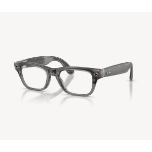 Ray-Ban Meta Blayzer Optics Gen 2 AI Glasses Matte Transparent Ice Grey/Demo