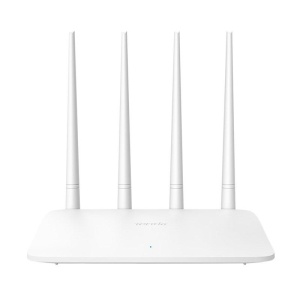 Router Wireless TENDA F6, 4 antene fixe (4*5dbi), 1 port WAN 10/100Mbps, 3 port-uri LAN 10/100Mbps , IEEE802.3, IEEE802.3u, 1 buton Reset/WPS, 2.4GHz, 300Mbps, DC 9V 600Ma, 204*147.5*211mm, Wireless Security WPA-PSK/WPA2-PSK, WPA/WPA2. - Img 1