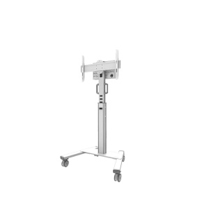 Stand podea mobil Neomounts 37"-75", VESA 100x100~600x400, 70kg, fix, inaltime reglabila, alb - Img 4